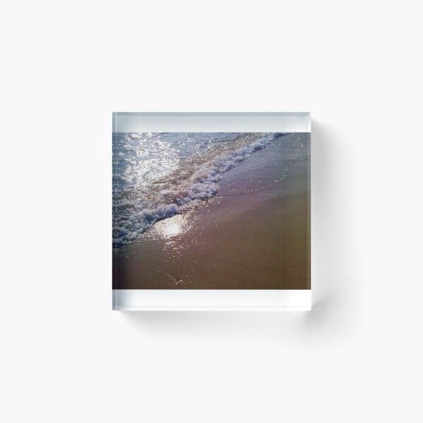Item preview, Sunlight reflection on a foamy beach designed and sold by HeatherPhn.