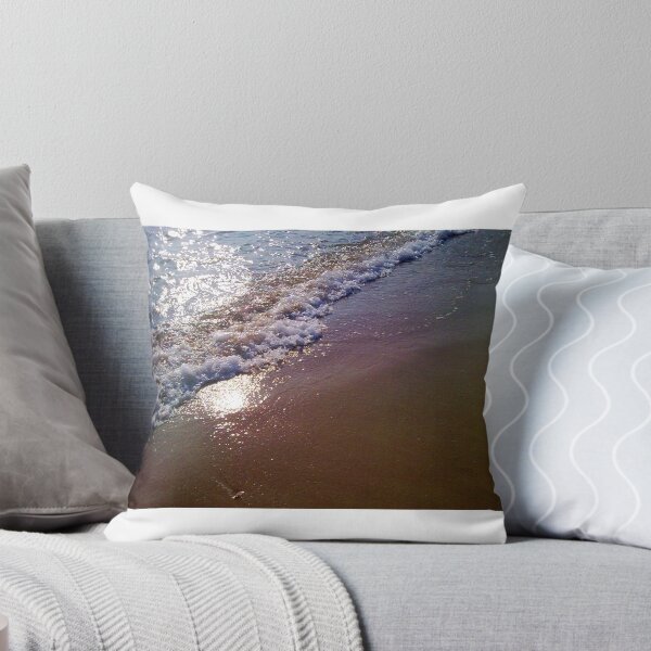 Item preview, Sunlight reflection on a foamy beach designed and sold by HeatherPhn.