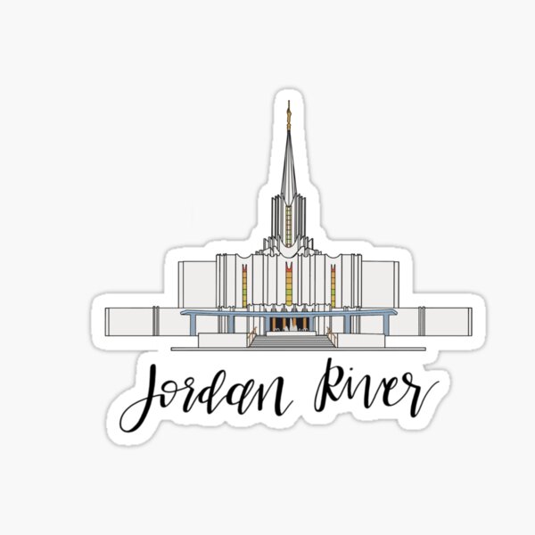 Jordan River Temple Sticker