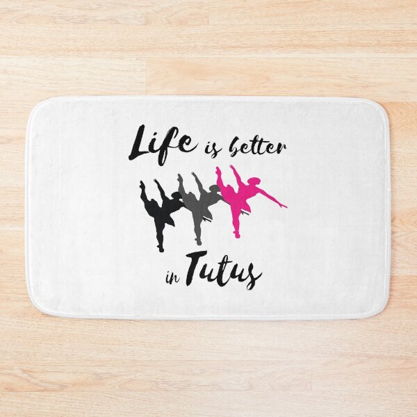 Item preview, Life Is Better In Tutus, Ballet Ballerina Silhouettes, designed and sold by 4AllTimes.