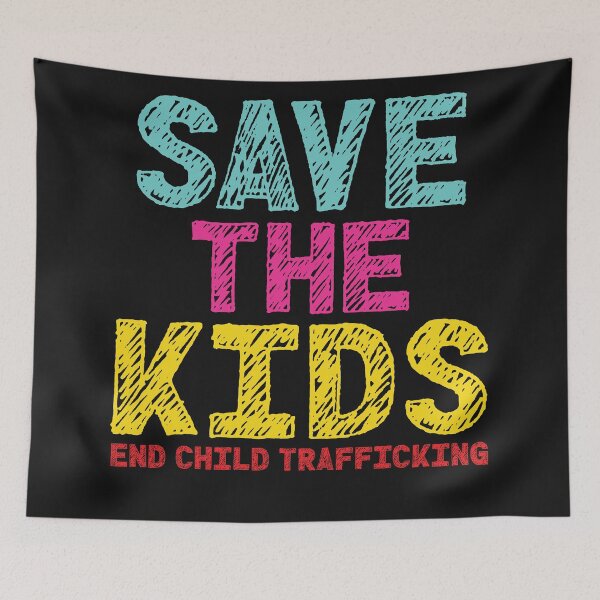 Item preview, Save The Kids End Child Trafficking designed and sold by RobomShop.