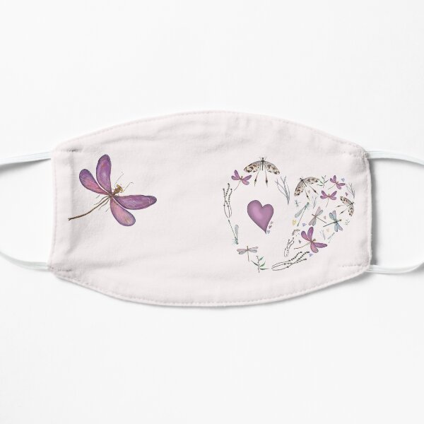 Dragonfly Damselfly Life Circle Flat Mask