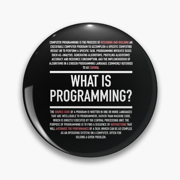 Item preview, Programming Defined - Computer Teacher designed and sold by HiddenVerb.