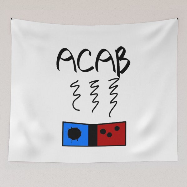 Item preview, Broken blinker with smoke and the inscription of the ACAB designed and sold by VADIMproducts.