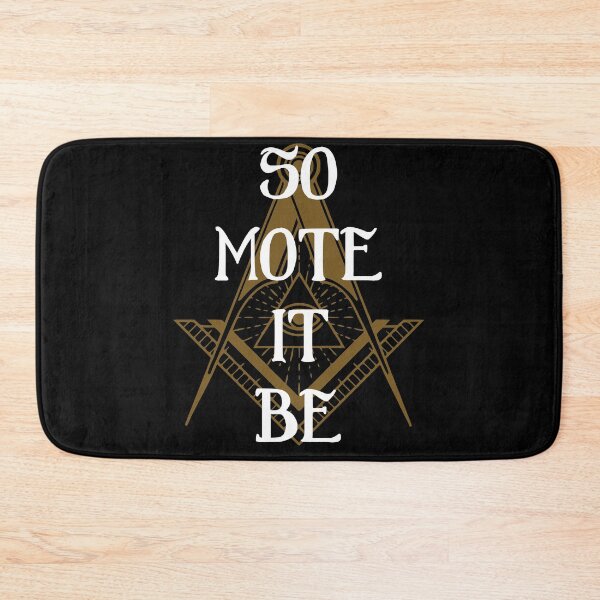 Item preview, So Mote it Be Freemasonry Men Square and Compass Emblem designed and sold by h44k0n.