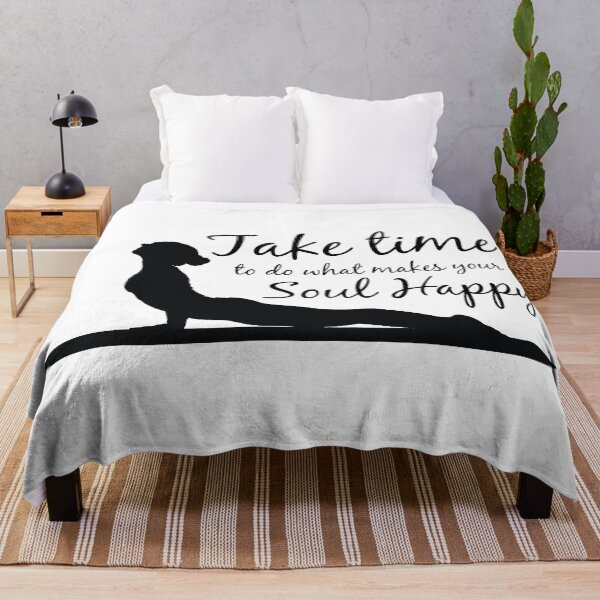 Item preview, Take Time To Do What Makes Your Soul Happy, Zen Silhouette Of Woman Doing Yoga designed and sold by 4AllTimes.