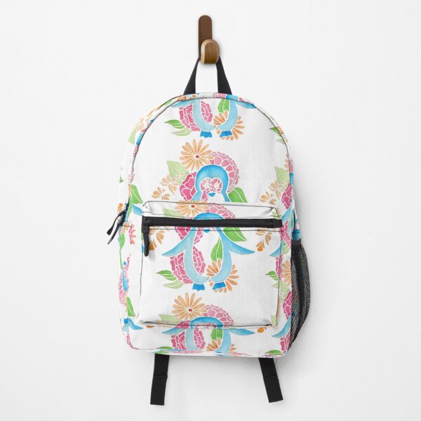 Item preview, Colorful Penguins in Forest Pink Blue Green Orange designed and sold by Maitri-Sanghvi1.