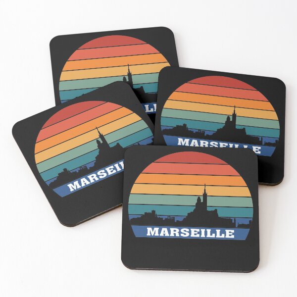 Item preview, Marseille Skyline Souvenir France Silhouette designed and sold by TeeHome.