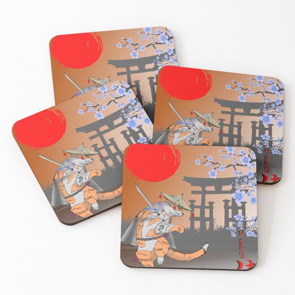 Item preview, cat, Neko samurai designed and sold by nemfisart.