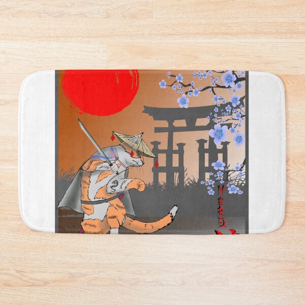 Item preview, cat, Neko samurai designed and sold by nemfisart.