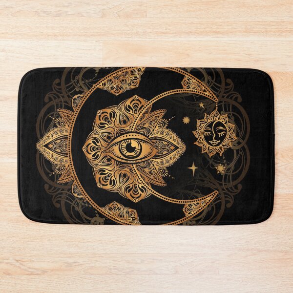 Item preview, Black Gold Sun, Moon Mandala  designed and sold by edgalum.
