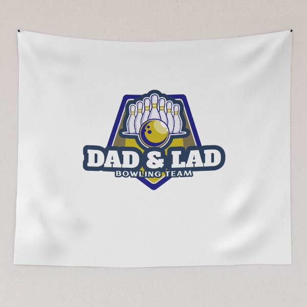 Item preview, Father And Son Bowling Team designed and sold by mum-of-two.