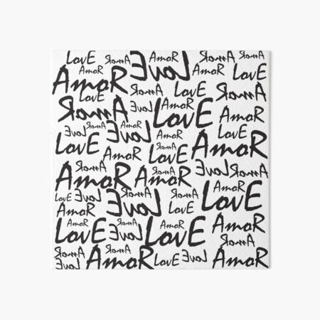 Love is Love White Art Board Print