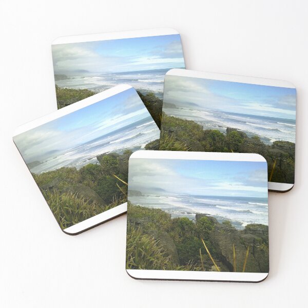 Item preview, Pancake rocks at New Zealand designed and sold by HeatherPhn.
