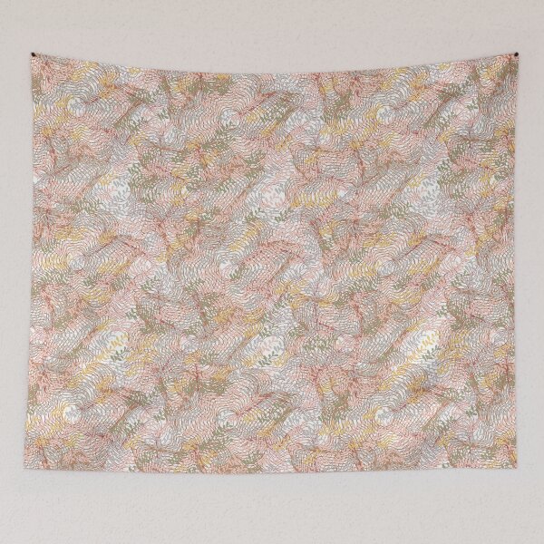 Item preview, abstract texture pattern in muted colors designed and sold by rysunki-malunki.