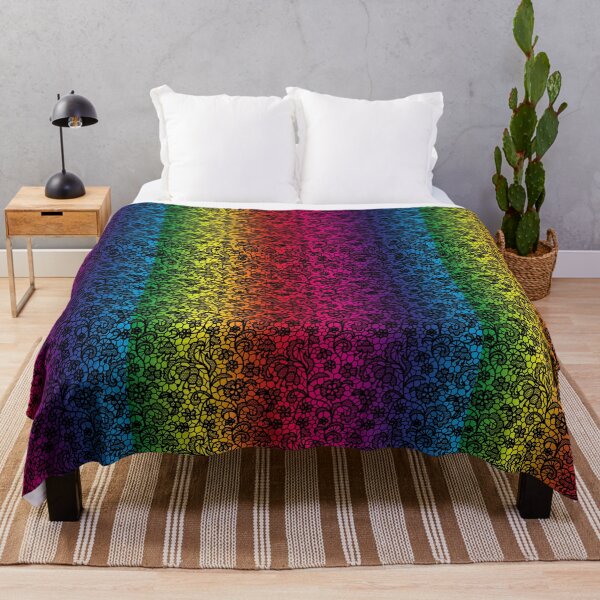 Item preview, Colorful gradient design with black tip - rainbow designed and sold by MadandMean.