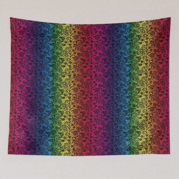 Item preview, Colorful gradient design with black tip - rainbow designed and sold by MadandMean.