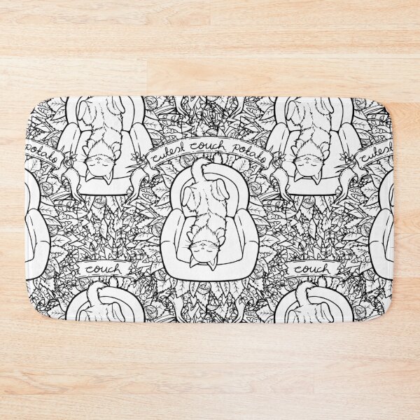Item preview, Cute Couch Potato Cat Pattern designed and sold by ZaryaKiqo.