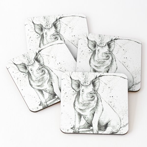 Item preview, Seated Piggy  designed and sold by Vic-does-art.