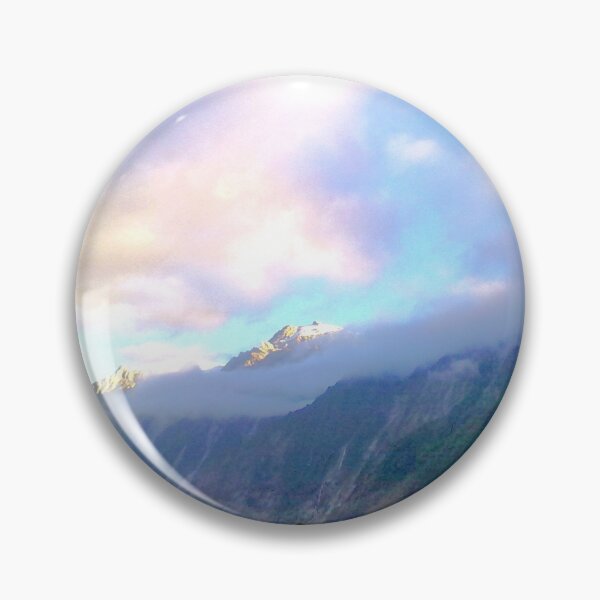 Item preview, New Zealand snowy mountain at a distance designed and sold by HeatherPhn.
