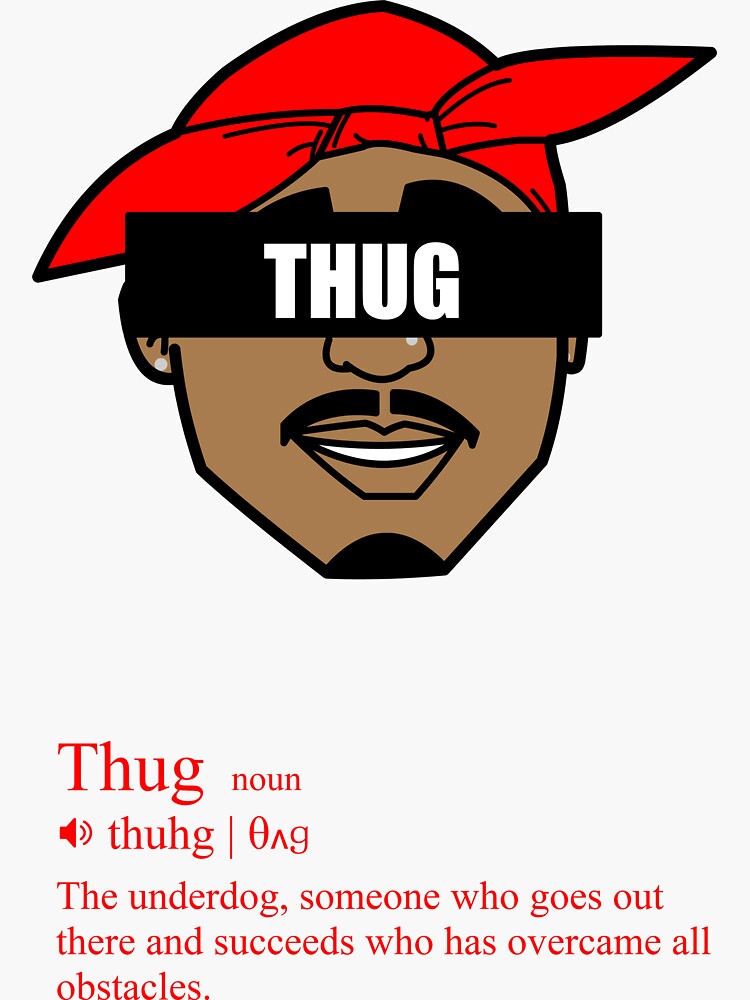 thug-head-definition-tupac-shakur-sticker-for-sale-by-sociorevolt