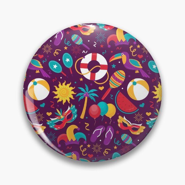 Item preview, Brazilian Carnival Pattern designed and sold by Vector Scout Lab.