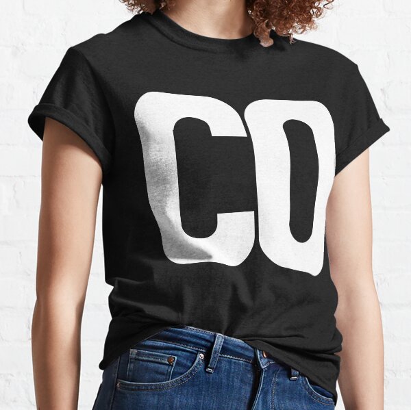 Item preview, Colorado CO White Ink designed and sold by FreshThreadShop.