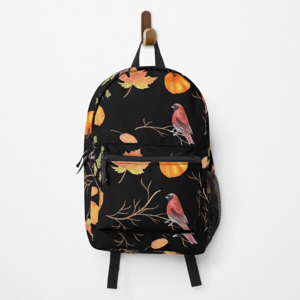 Item preview, welcome autumn pumpkin leaves and birds designed and sold by latiendadearyam.