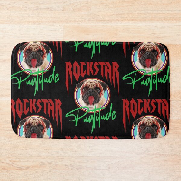 Item preview, Rockstar Pugtitude designed and sold by Viralvibes92.