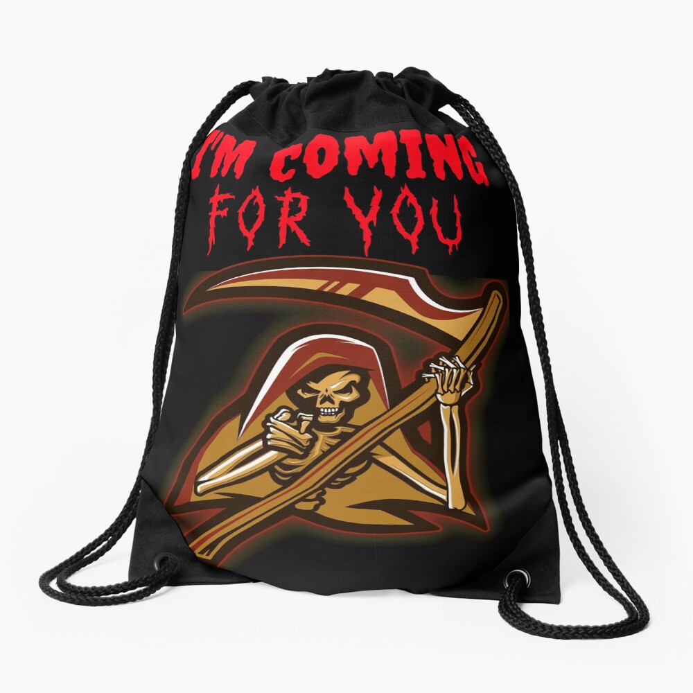 Grim Reaper is coming for you Drawstring Bag