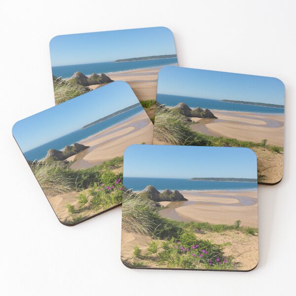 Item preview, The Gower Wales Three Cliffs Bay near Swansea designed and sold by acceleratorhams.