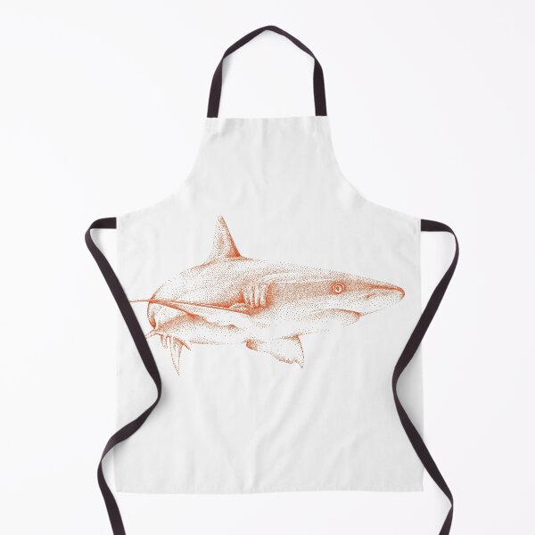 Item preview, Shark Illustration by Design by Cheyney - Pointillism Art designed and sold by designbycheyney.