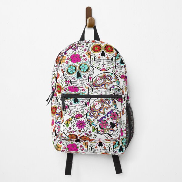 Item preview, Sugar skull face pattern - floral designed and sold by darioviegas.