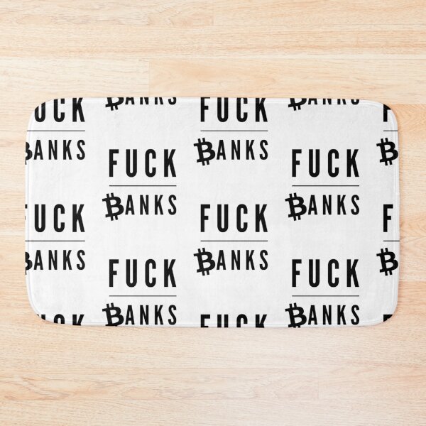 Item preview, Fuck Banks (Bitcoin) small designed and sold by Bouzdesigns.