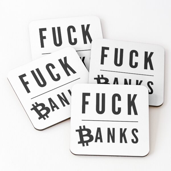 Item preview, Fuck banks (Bitcoin) big designed and sold by Bouzdesigns.