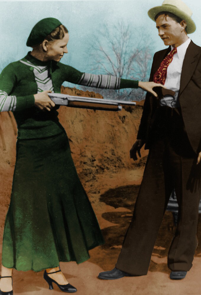 Bonnie & Clyde Colorized by ☼ Laughing Bones ☾.