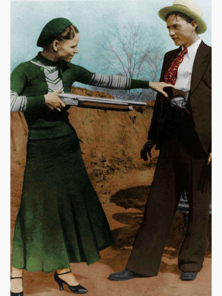 Bonnie & Clyde Colorized