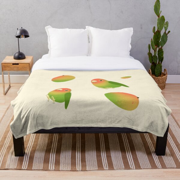 Item preview, Antillean Mango Bird Birb Parrot Pattern Cute designed and sold by yellowpomelo.