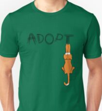 Adopt Cats Dark Claw Marks | Patch & Rustyâ„¢ Unisex T-Shirt