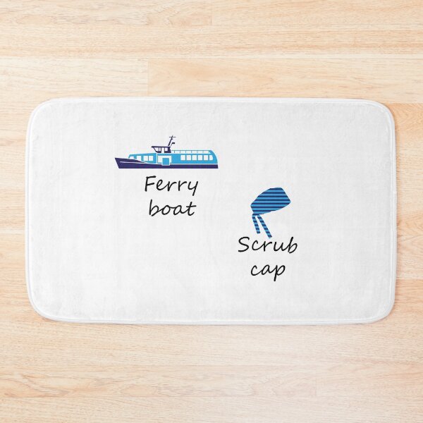 Item preview, derek's favorite ferry boat scrub cap  designed and sold by anins-azuree.