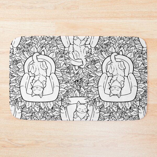 Item preview, Cute Couch Potato Cat Pattern designed and sold by ZaryaKiqo.