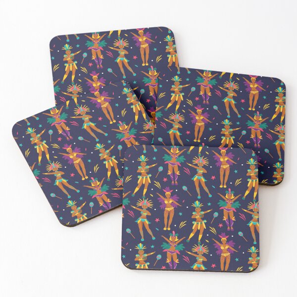 Item preview, Patrón de carnaval brasileño designed and sold by Vector Scout Lab.