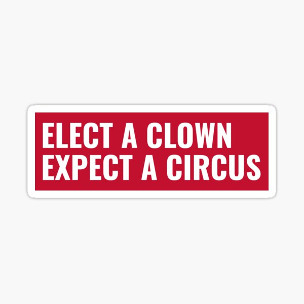 Artikel-Vorschau von WÄHLEN SIE EINEN CLOWN ERWARTEN SIE EINEN ZIRKUS: Stimmen Sie 2020 ab, designt und verkauft von MemeinIt.