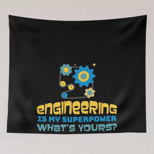 Item preview, Engineering Is My Superpower designed and sold by MarianRossberg.