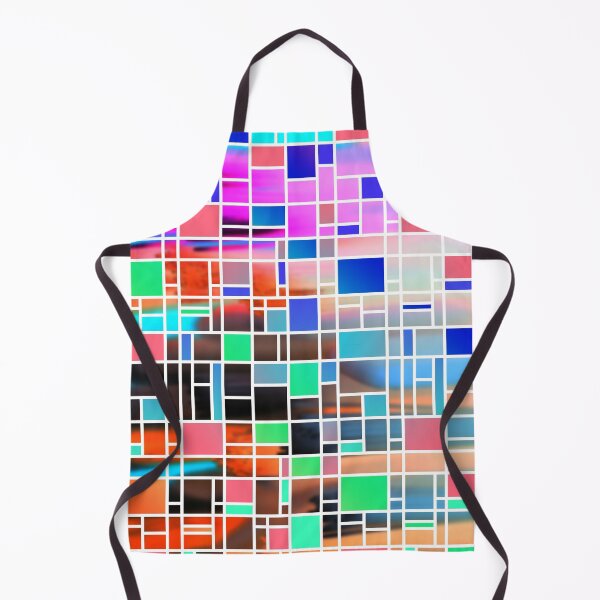Item preview, Abstract Multicolour Modern Art Grid Pattern designed and sold by MarkUK97.