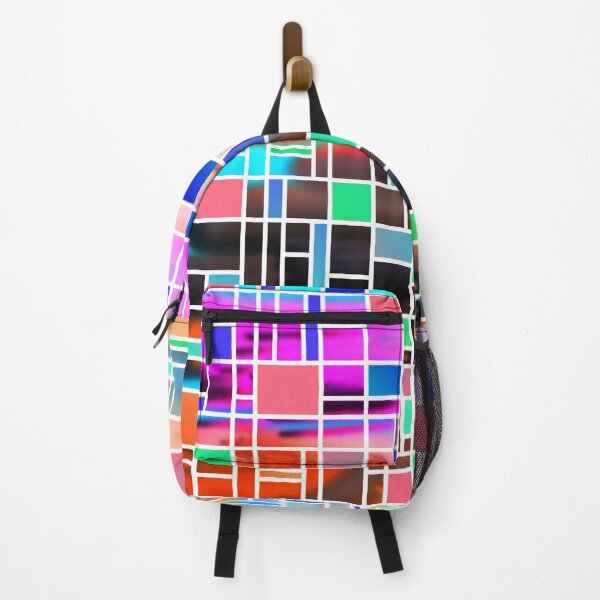 Item preview, Abstract Multicolour Modern Art Grid Pattern designed and sold by MarkUK97.