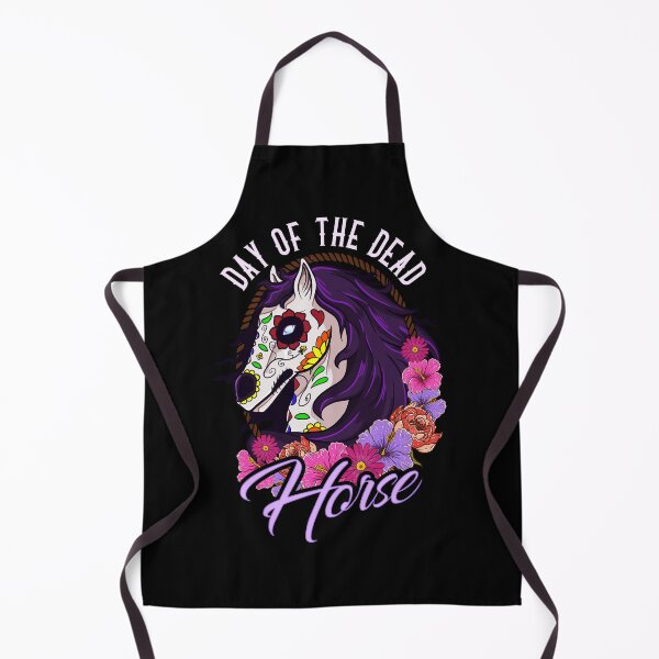 Item preview, Halloween Sugar Skull Horse Head Day Of The Dead Dia De Los Muertos designed and sold by UniQueensShop.