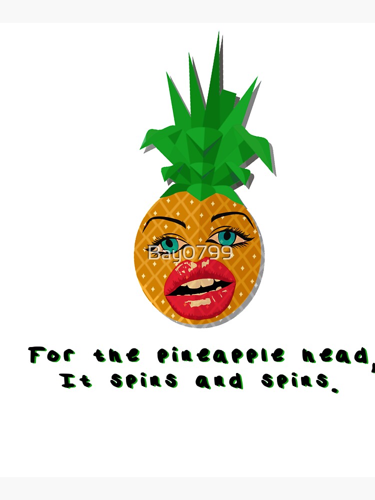 "The Pineapple Head, It Spins Crowded House Design" Tote Bag for Sale