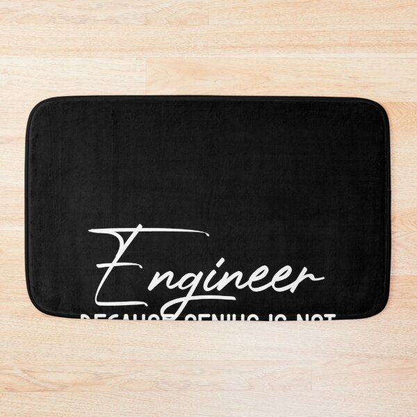 Item preview, Engineer Because Genius designed and sold by MarianRossberg.