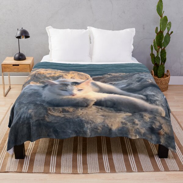 Item preview, cute cat at the beach designed and sold by ahmadshalqeh.